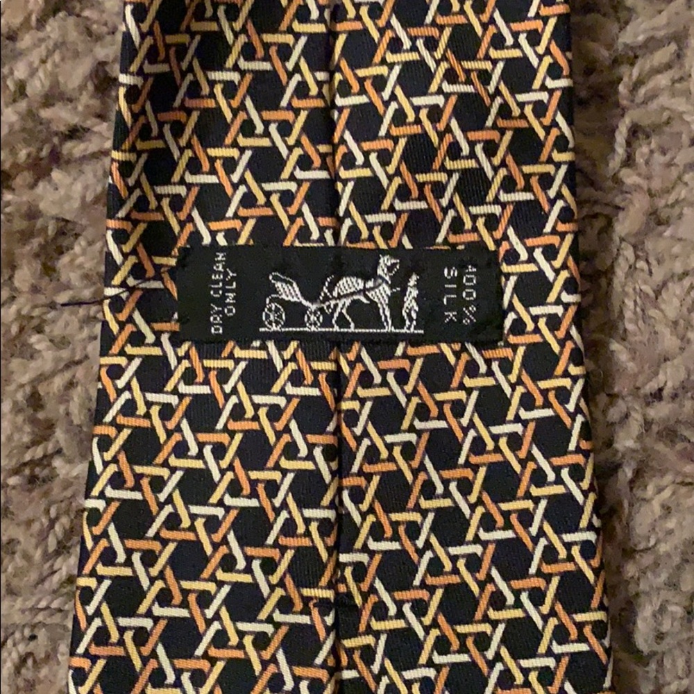 Herms Tie - Euc - image 2